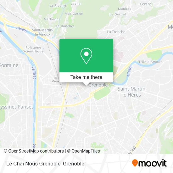Le Chai Nous Grenoble map