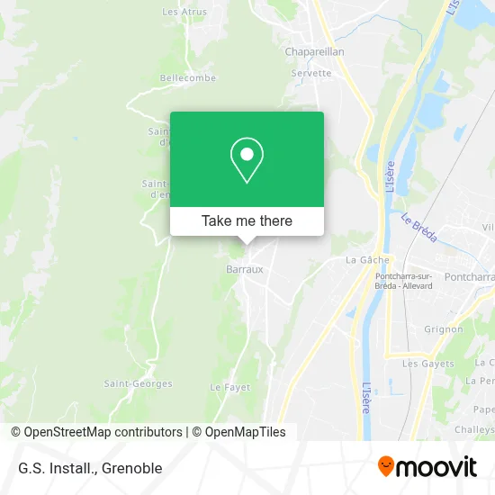 G.S. Install. map