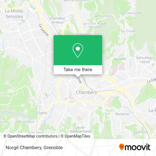 Norgil Chambery map