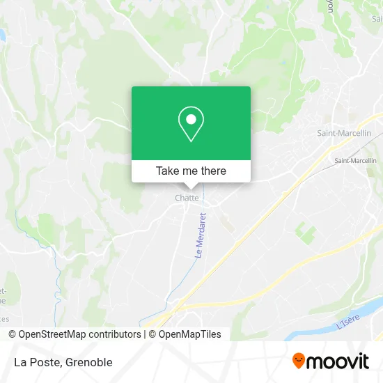 La Poste map