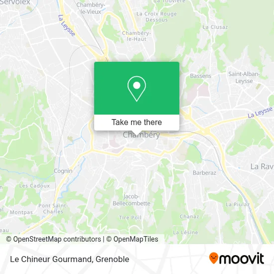 Le Chineur Gourmand map