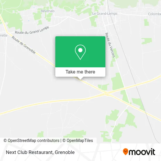 Next Club Restaurant map