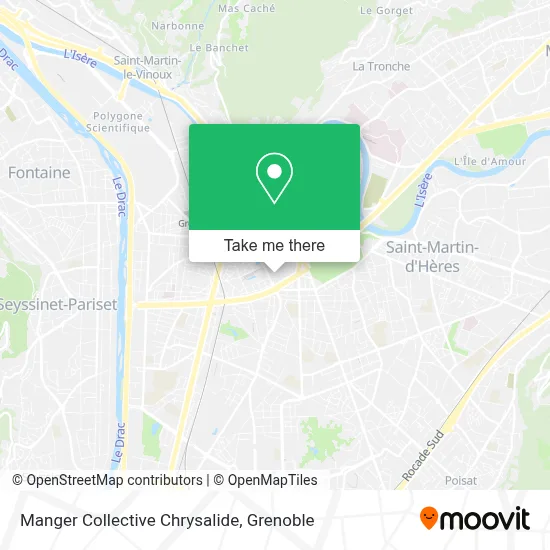 Manger Collective Chrysalide map