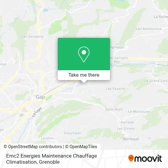 Emc2 Energies Maintenance Chauffage Climatisation map