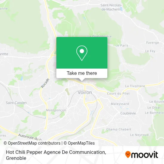 Hot Chili Pepper Agence De Communication map