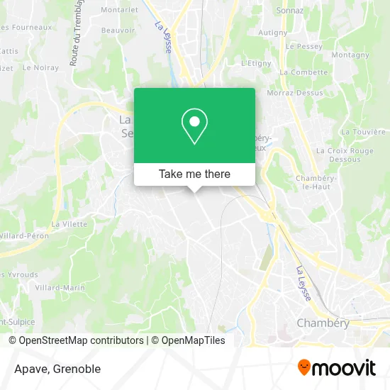 Apave map