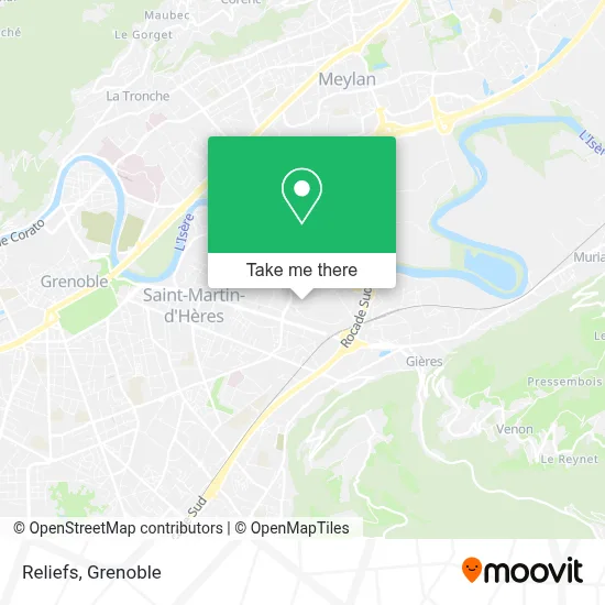 Reliefs map