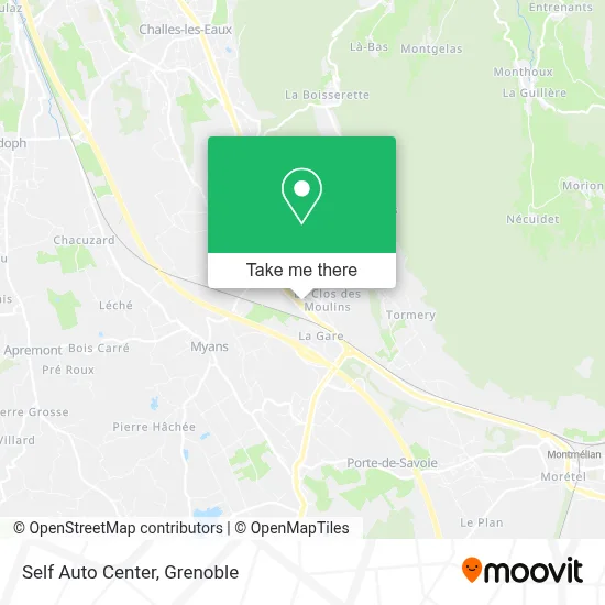 Self Auto Center map