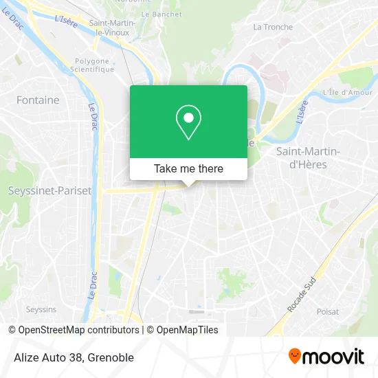 Alize Auto 38 map
