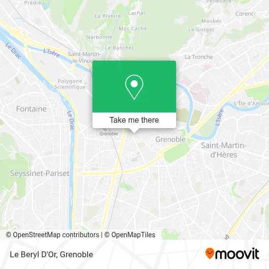 Le Beryl D'Or map