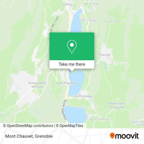 Mont Chauvet map
