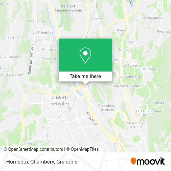 Homebox Chambéry map