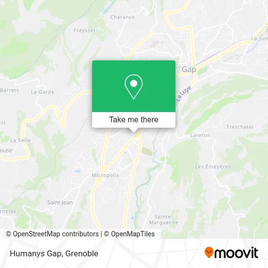 Humanys Gap map