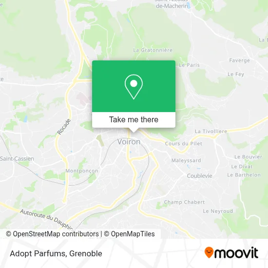 Adopt Parfums map