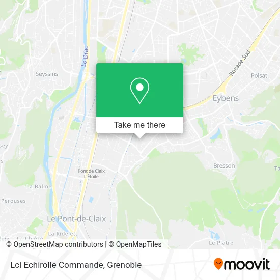 Lcl Echirolle Commande map