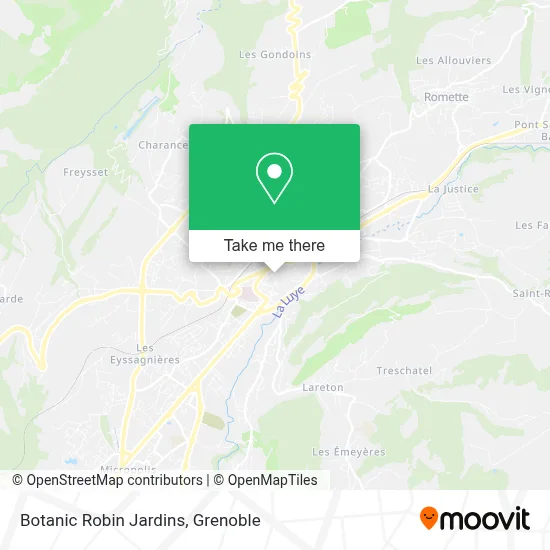 Botanic Robin Jardins map