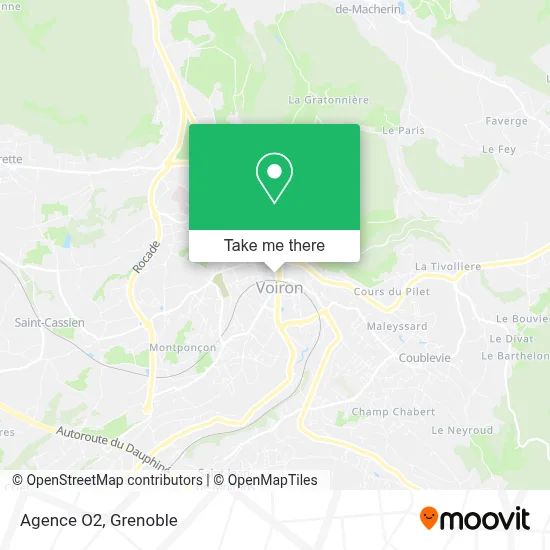 Agence O2 map
