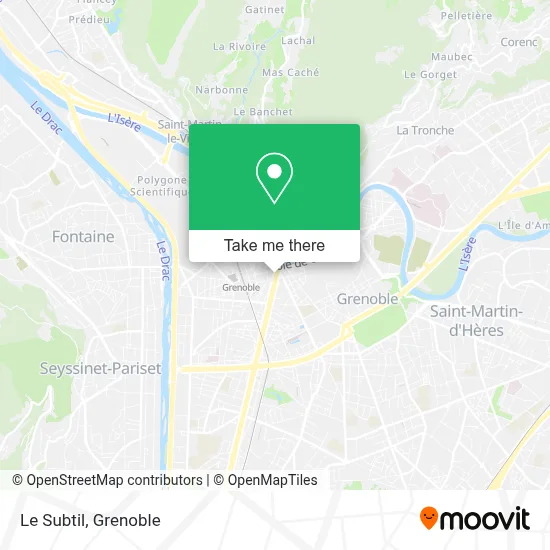 Le Subtil map