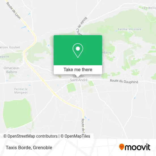 Taxis Borde map