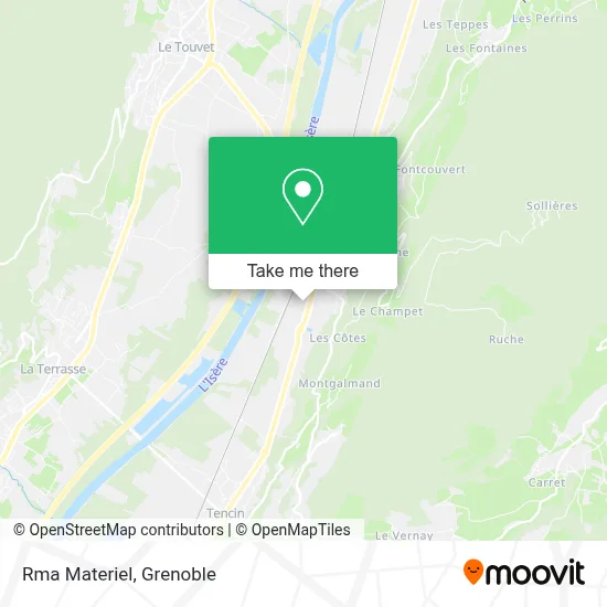 Rma Materiel map