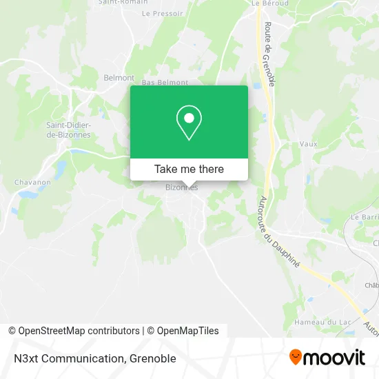 N3xt Communication map