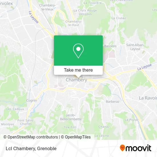 Lcl Chambery map