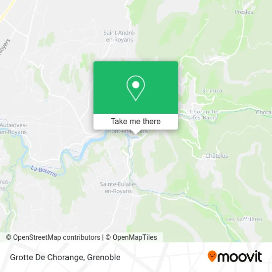 Grotte De Chorange map