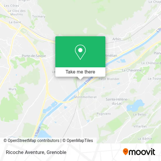 Ricoche Aventure map