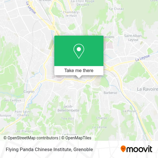 Flying Panda Chinese Institute map