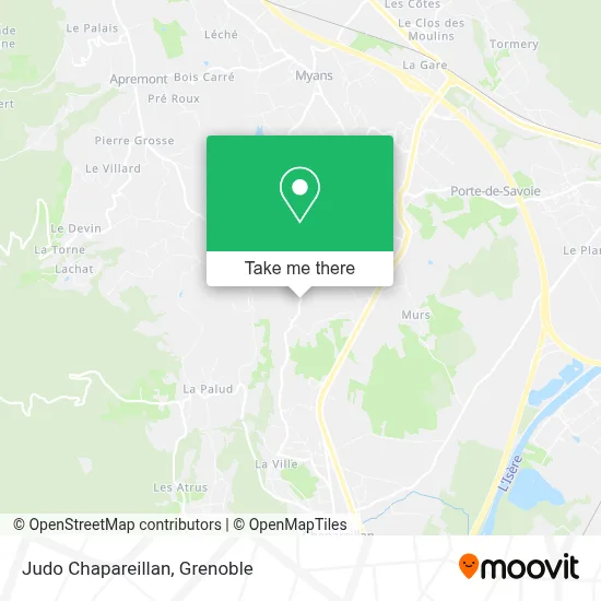 Judo Chapareillan map