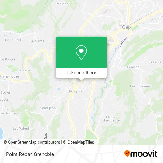 Point Repar map