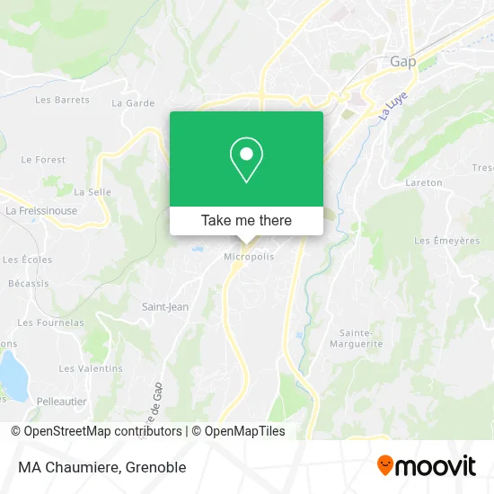 MA Chaumiere map