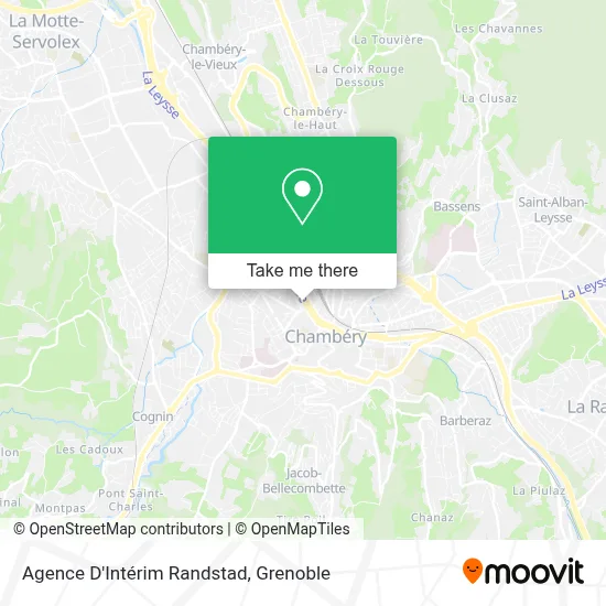 Agence D'Intérim Randstad map