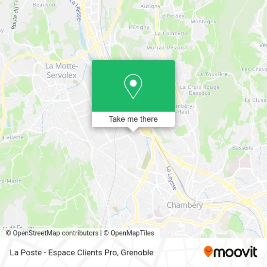 La Poste - Espace Clients Pro map