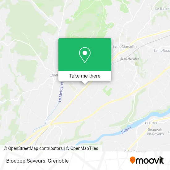 Biocoop Saveurs map
