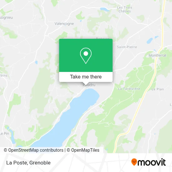 La Poste map