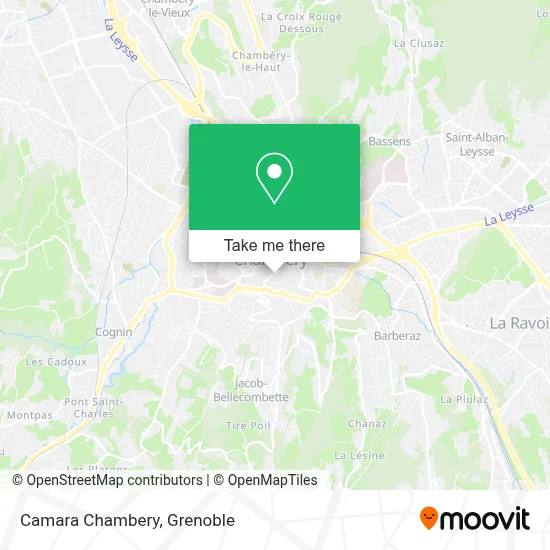 Camara Chambery map