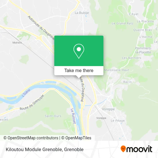 Kiloutou Module Grenoble map