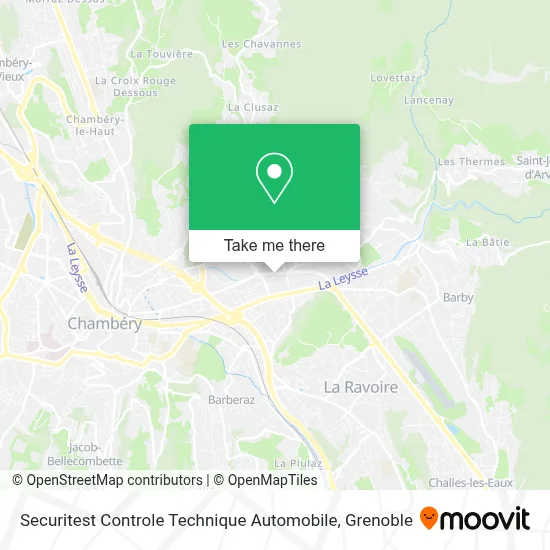 Securitest Controle Technique Automobile map