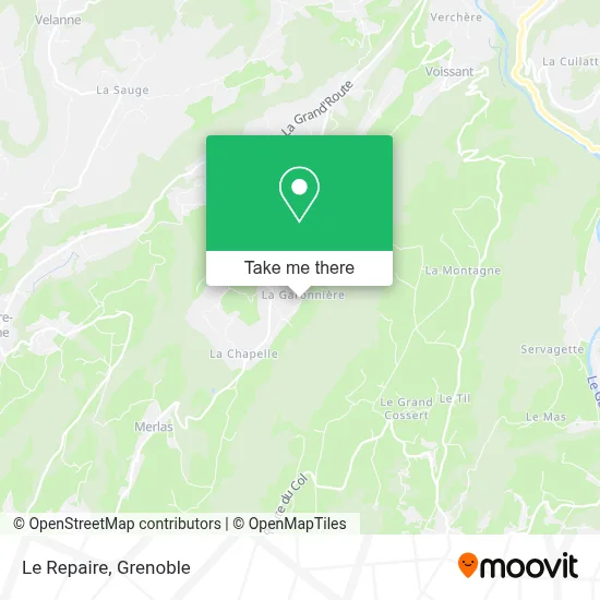 Le Repaire map