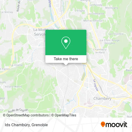 Ids Chambúry map