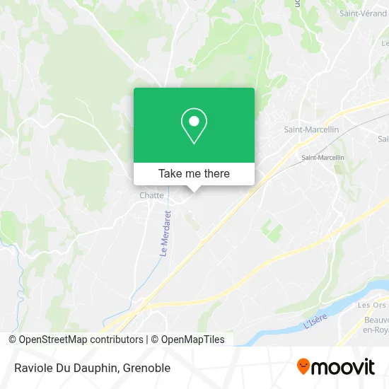 Raviole Du Dauphin map