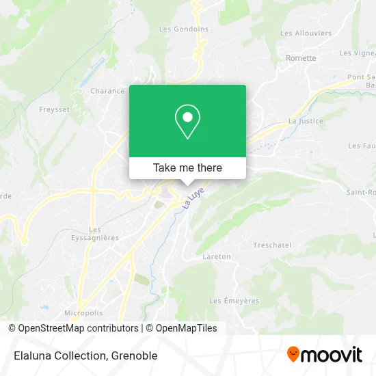 Elaluna Collection map