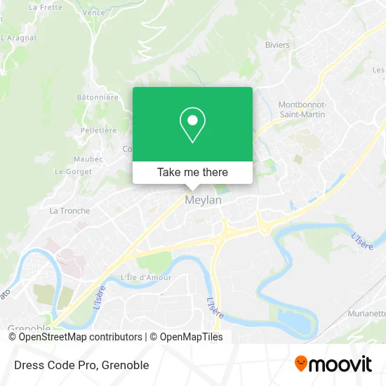Dress Code Pro map