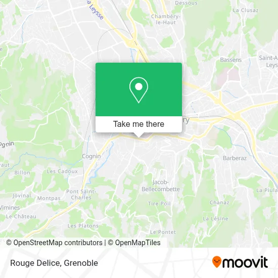 Rouge Delice map