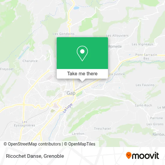 Ricochet Danse map