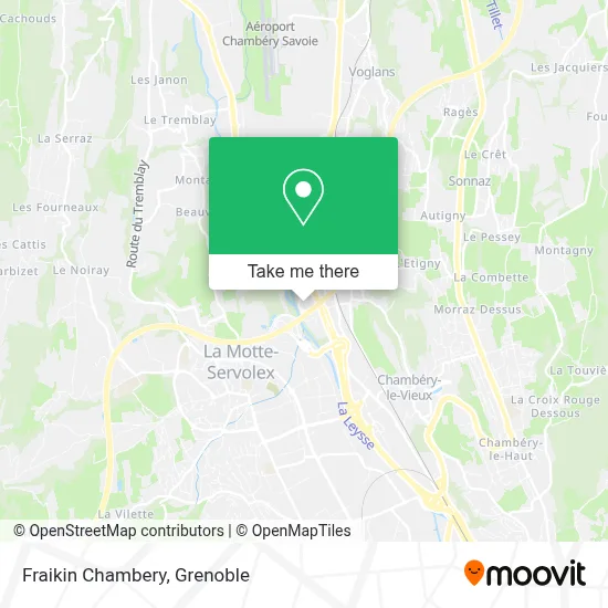 Fraikin Chambery map
