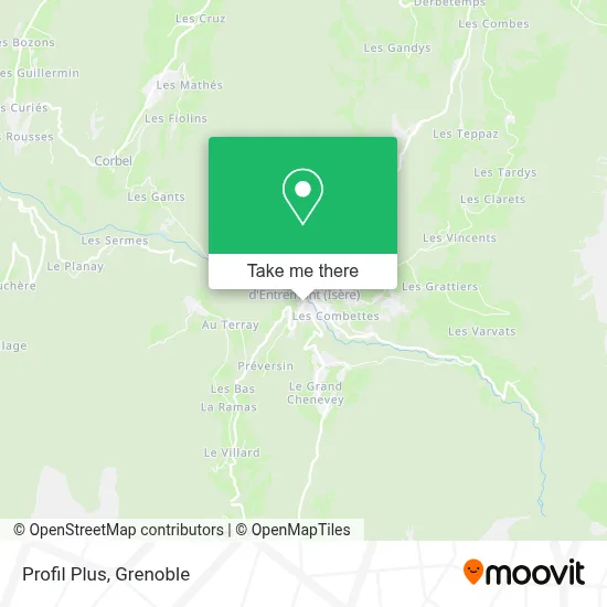 Profil Plus map