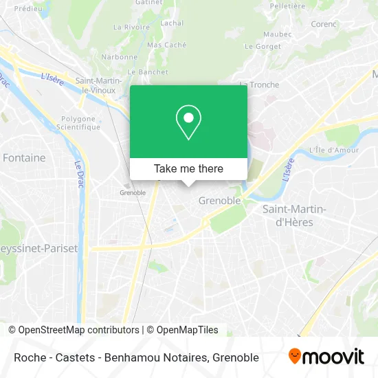 Roche - Castets - Benhamou Notaires map