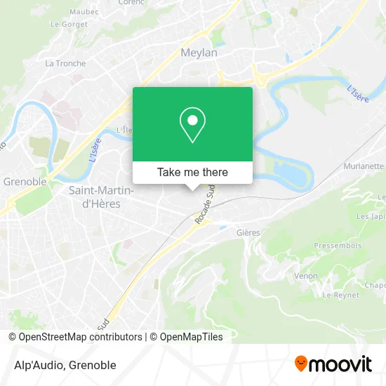 Alp'Audio map